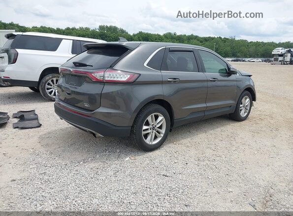 2FMPK4J94GBC35678 2016 FORD EDGE Gray Trasero derecho