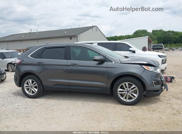 2FMPK4J94GBC35678 2016 FORD EDGE Gray Vista interior trasera
