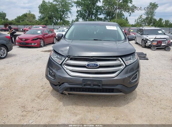 2FMPK4J94GBC35678 2016 FORD EDGE Gray Vista del cuadro de instrumentos