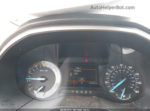 2FMPK4J94GBC35678 2016 FORD EDGE Gray Vista de los asientos traseros