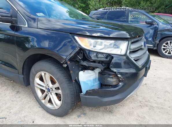 2FMPK4J94GBC38970 2016 FORD EDGE Черный Вид спереди