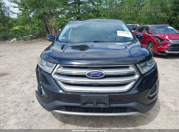 2FMPK4J94GBC38970 2016 FORD EDGE Черный Вид задней части салона