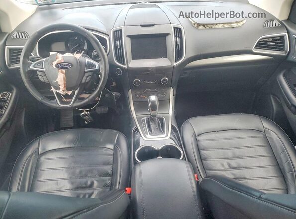 2FMPK4J94HBB44945 2017 FORD EDGE Gray Dashboard view