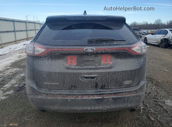 2FMPK4J94HBB44945 2017 FORD EDGE Gray Rear view