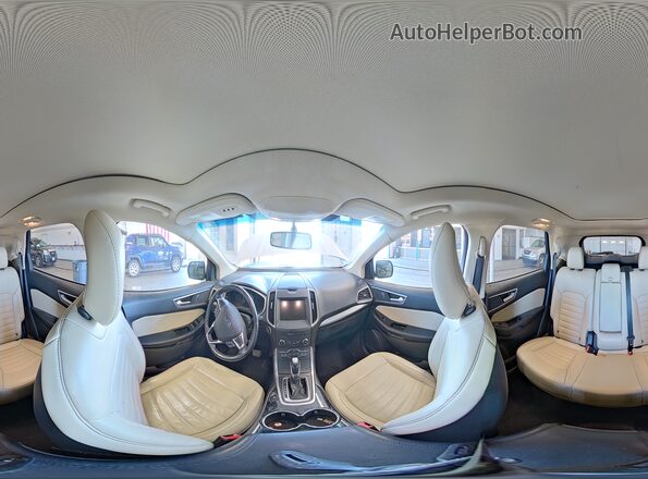 2FMPK4J94HBC16615 2017 FORD EDGE White Панорамний вид салону 360°