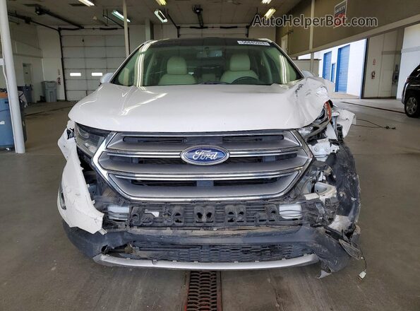 2FMPK4J94HBC16615 2017 FORD EDGE White Вид спереду