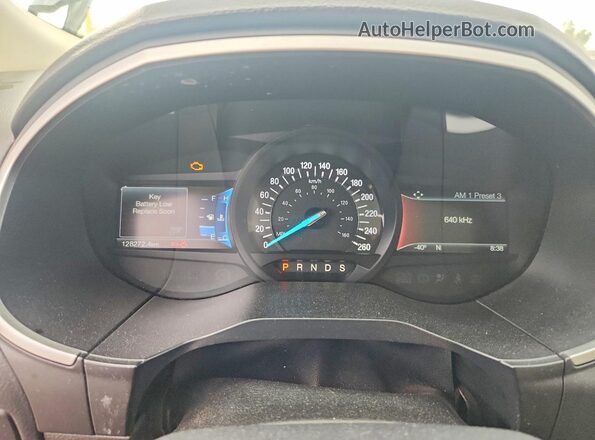 2FMPK4J94HBC33740 2017 FORD EDGE Gray Instrument cluster view