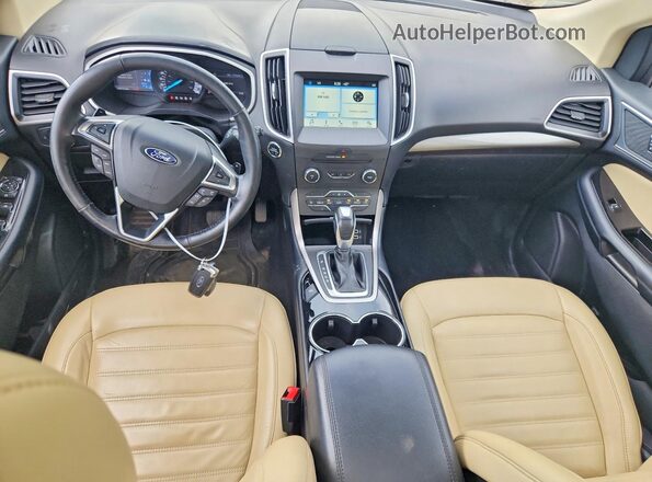 2FMPK4J94HBC33740 2017 FORD EDGE Gray Dashboard view