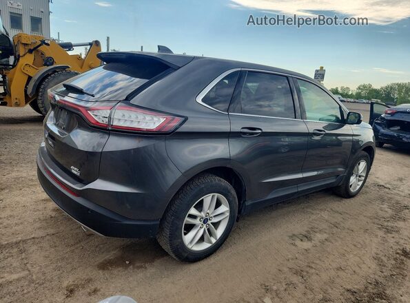 2FMPK4J94HBC33740 2017 FORD EDGE Gray Rear right