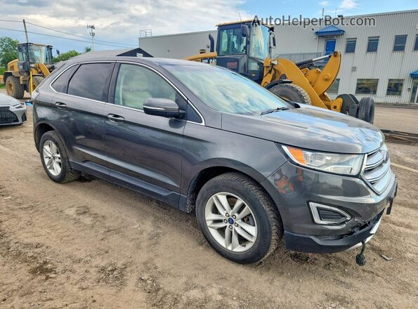 2FMPK4J94HBC33740 2017 FORD EDGE Gray Front right