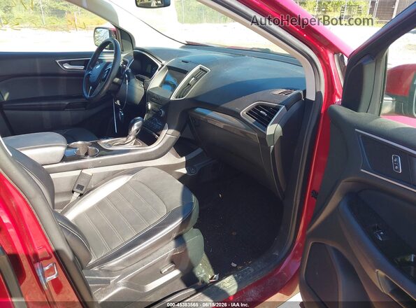 2FMPK4J94JBC43044 2018 FORD EDGE Red Widok wnętrza z przodu