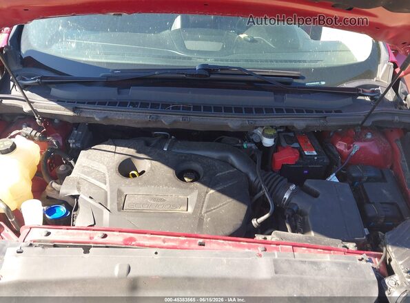 2FMPK4J94JBC43044 2018 FORD EDGE Red Widok z tyłu