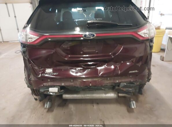 2FMPK4J94JBC46820 2018 FORD EDGE Burgundy Widok z przodu