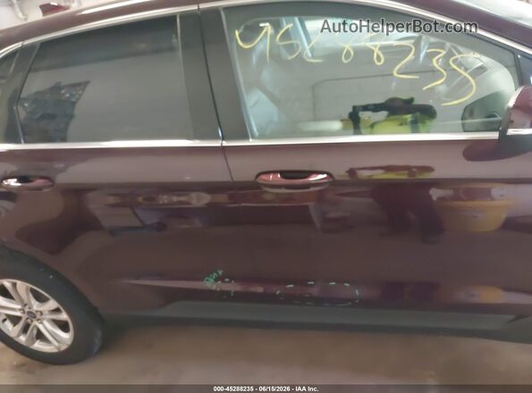 2FMPK4J94JBC46820 2018 FORD EDGE Burgundy Widok wnętrza z tyłu