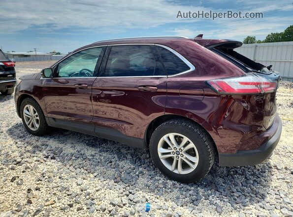2FMPK4J94KBB38876 2019 FORD EDGE Maroon 