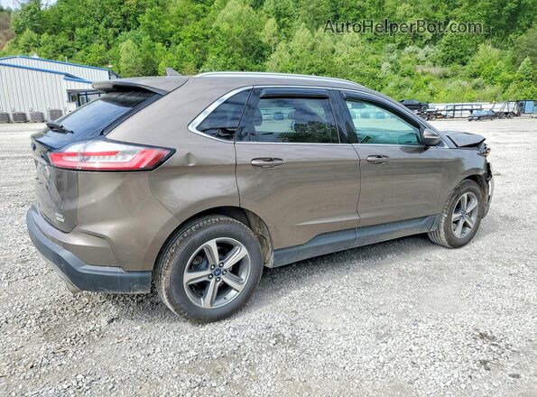 2FMPK4J94KBC59603 2019 FORD EDGE Tan Задня права чверть