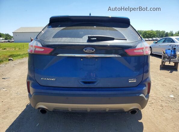 2FMPK4J94LBA25060 2020 FORD EDGE Blue 