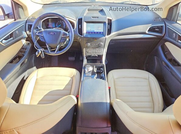 2FMPK4J94LBA32591 2020 FORD EDGE White Dashboard view