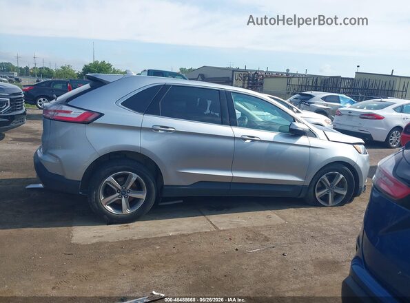2FMPK4J94LBA48077 2020 FORD EDGE Silver Widok wnętrza z tyłu