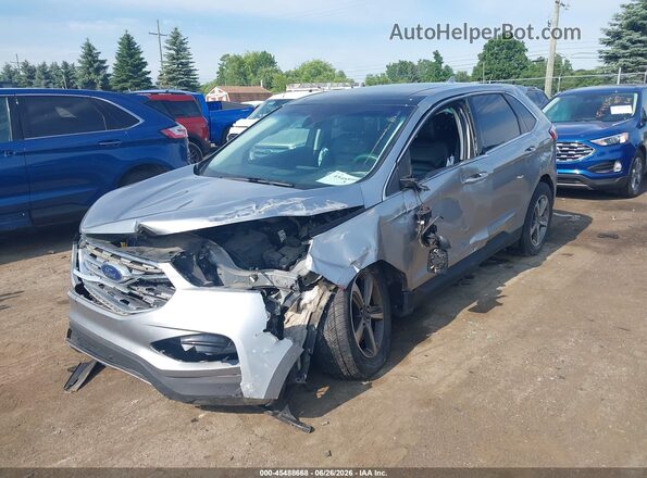 2FMPK4J94LBA48077 2020 FORD EDGE Silver Widok z przodu