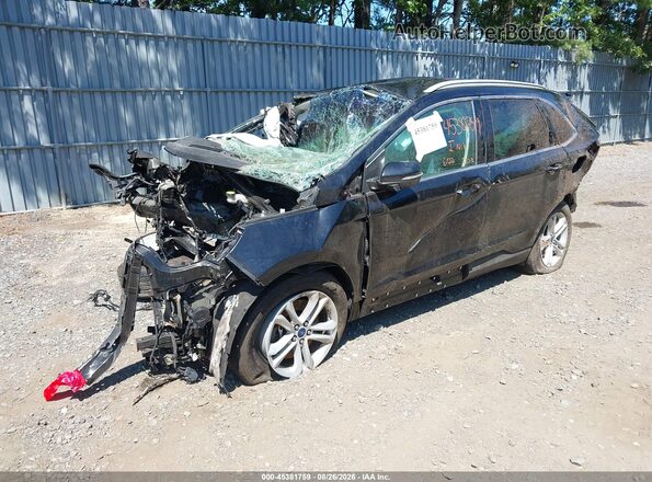2FMPK4J94LBA99370 2020 FORD EDGE Black Առջևի ձախ երեք քառորդ տեսարան