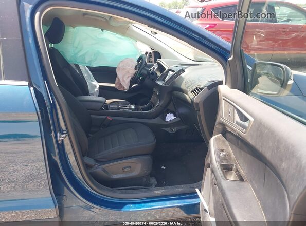 2FMPK4J94LBB46879 2020 FORD EDGE Синий Вид салона спереди