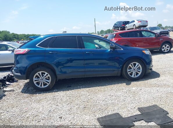 2FMPK4J94LBB46879 2020 FORD EDGE Синий Панорамный вид салона 360°