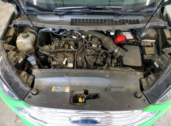 2FMPK4J94LBB48096 2020 FORD EDGE Green Engine compartment view