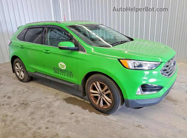 2FMPK4J94LBB48096 2020 FORD EDGE Green Front right