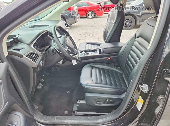 2FMPK4J94LBB58952 2020 FORD EDGE Black Vista interior delantera