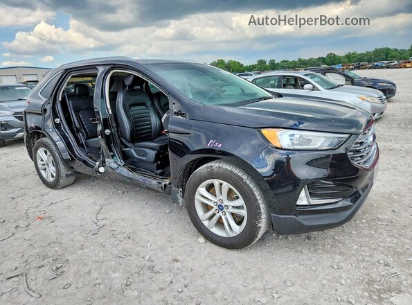 2FMPK4J94LBB58952 2020 FORD EDGE Black Delantero derecho