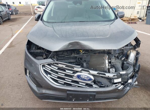 2FMPK4J94MBA07787 2021 FORD EDGE Gray წინა ხედი