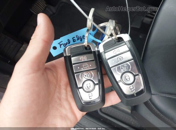 2FMPK4J94MBA07787 2021 FORD EDGE Gray წინა პანელის ხედი