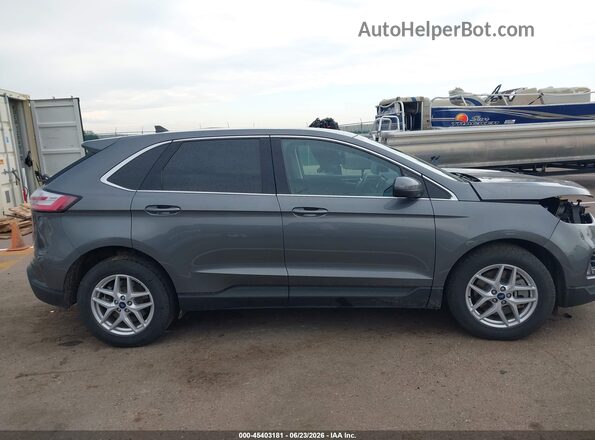 2FMPK4J94MBA07787 2021 FORD EDGE Gray უკანა სალონის ხედი