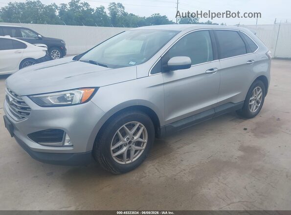 2FMPK4J94MBA26582 2021 FORD EDGE Silver წინა მარცხენა ხედი სამი მეოთხედიდან