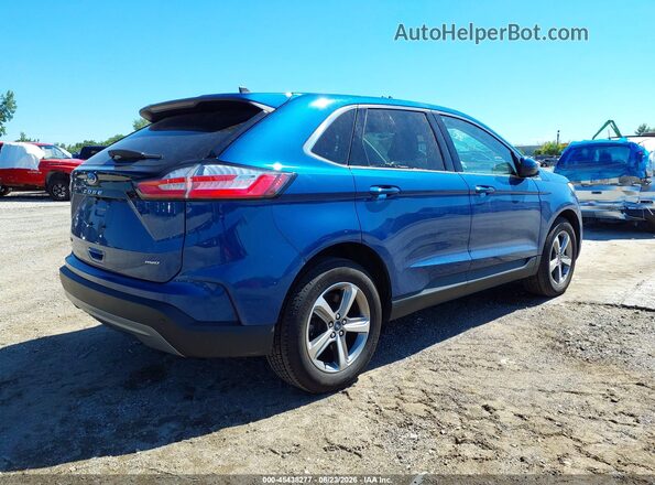 2FMPK4J94MBA39087 2021 FORD EDGE Blue Rear right