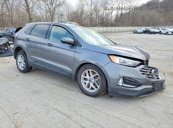 2FMPK4J94MBA43656 2021 FORD EDGE Серый Передняя правая четверть