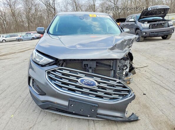 2FMPK4J94MBA43656 2021 FORD EDGE Серый Вид спереди