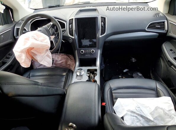 2FMPK4J94MBA43656 2021 FORD EDGE Серый Вид панели приборов