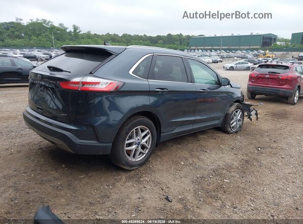 2FMPK4J94NBA21772 2022 FORD EDGE Blue Rear right