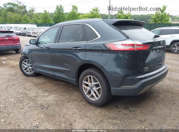 2FMPK4J94NBA21772 2022 FORD EDGE Blue Rear left