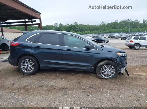 2FMPK4J94NBA21772 2022 FORD EDGE Blue 360 interior view