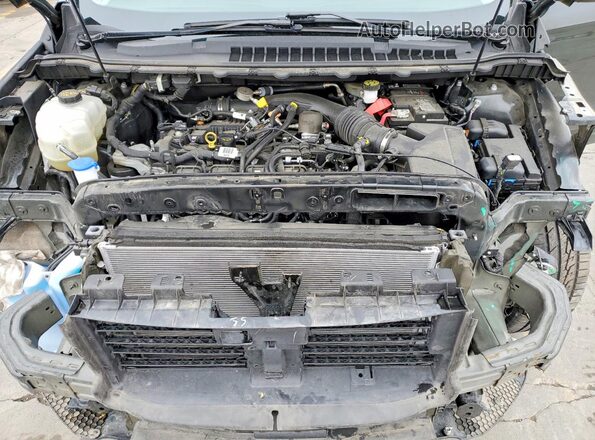 2FMPK4J94NBA50964 2022 FORD EDGE Green Widok komory silnika