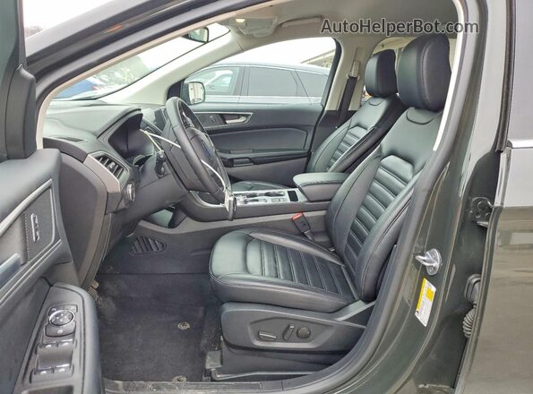 2FMPK4J94NBA50964 2022 FORD EDGE Green Widok wnętrza z przodu