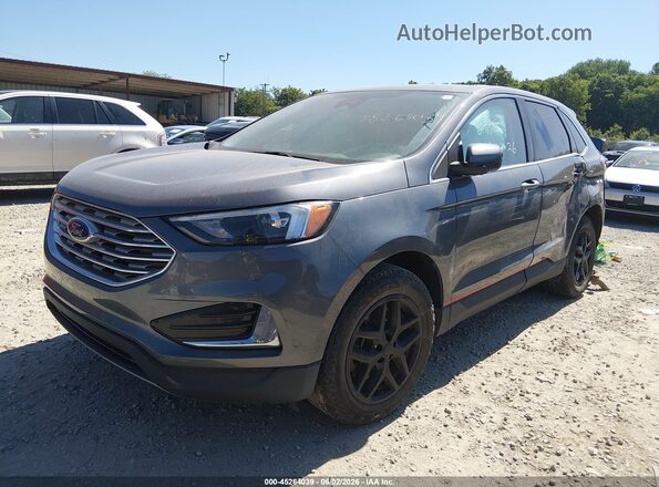 2FMPK4J94NBA93703 2022 FORD EDGE Gray Front left