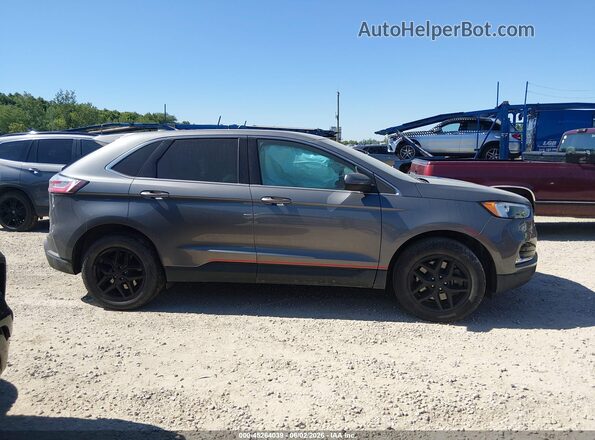 2FMPK4J94NBA93703 2022 FORD EDGE Gray Rear interior view