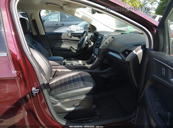 2FMPK4J94PBA03386 2023 FORD EDGE Burgundy Vista interior delantera