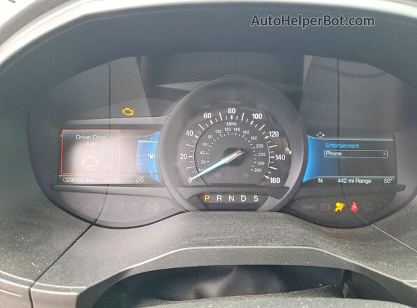 2FMPK4J94RBA05724 2024 FORD EDGE Maroon Vista del cuadro de instrumentos