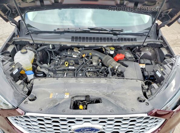2FMPK4J94RBA05724 2024 FORD EDGE Maroon Vista del compartimento del motor