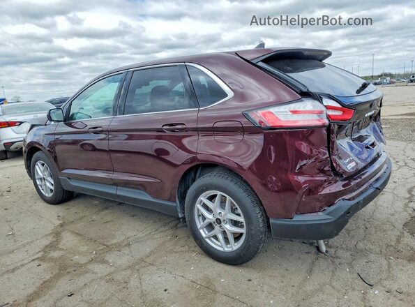2FMPK4J94RBA05724 2024 FORD EDGE Maroon Trasero izquierdo